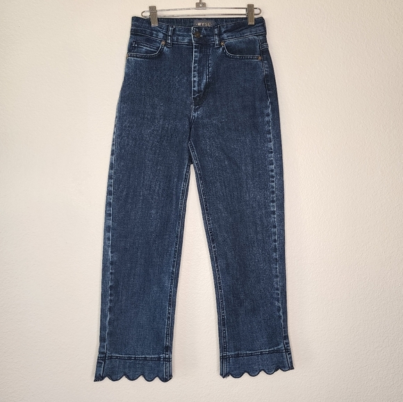 WYSE London Rinse Wash Harper Slim Leg Jeans 0R - Picture 3 of 6